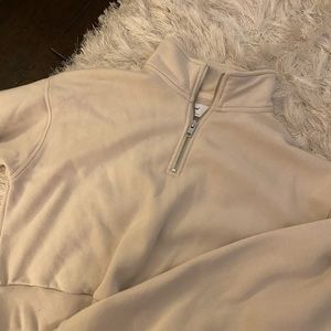 Tna Aritzia Quarter Zip Cropped Jacket